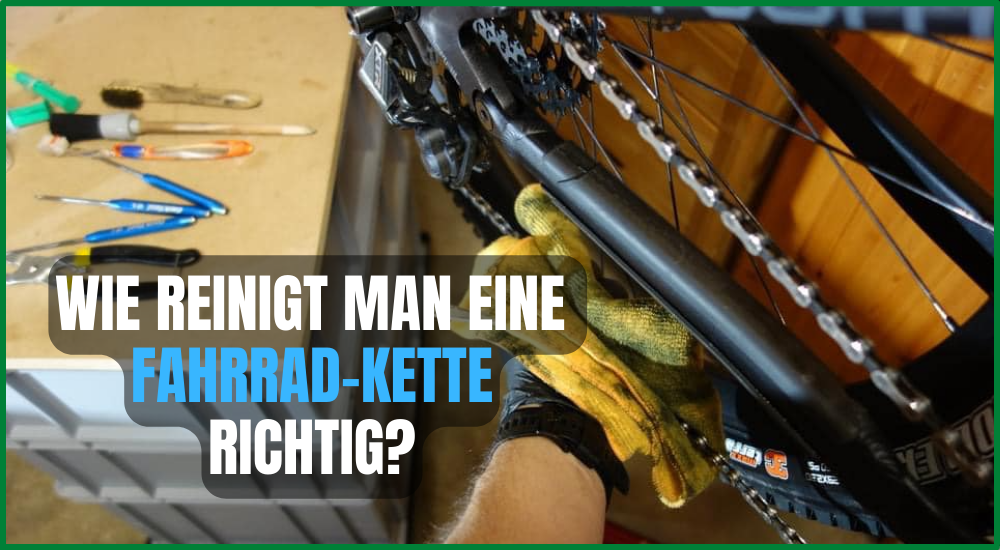 Mountianbike Fahrrad Kette reinigen