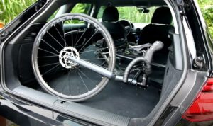 Fahrrad im Kofferraum